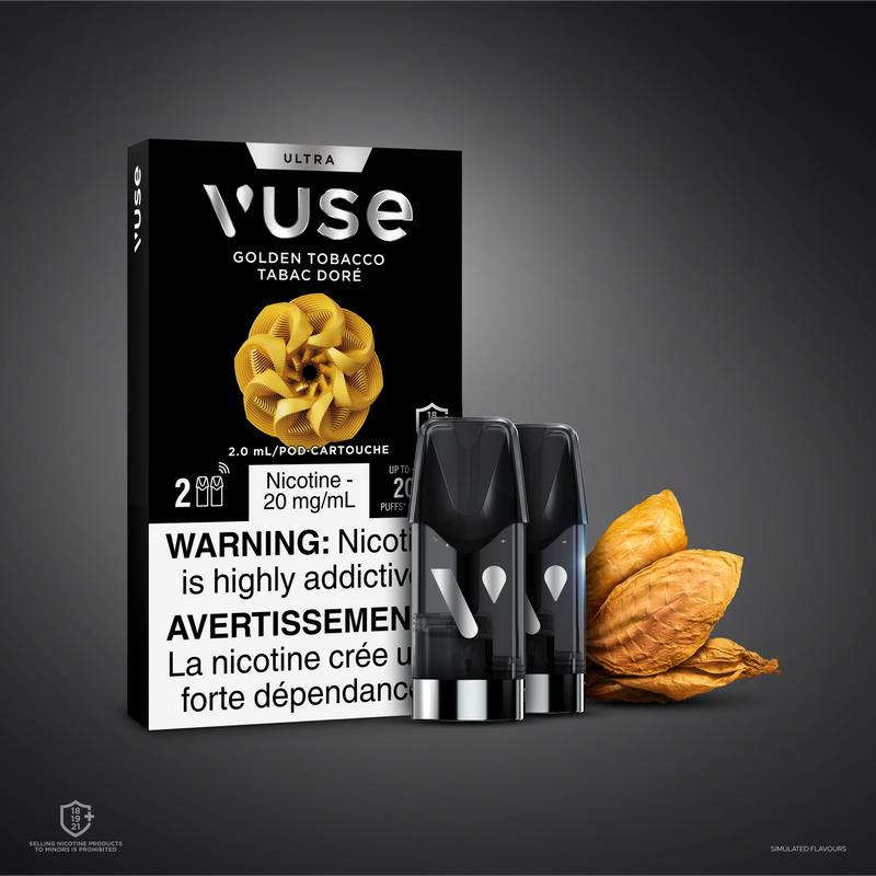 Golden Tobacco E-Liquid - Vuse Ultra Pods
