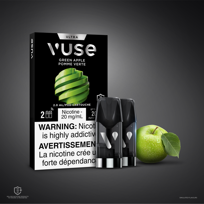 Green Apple E-Liquid - Vuse Ultra Pods