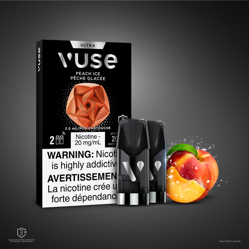 Peach Ice E-Liquid - Vuse Ultra Pods