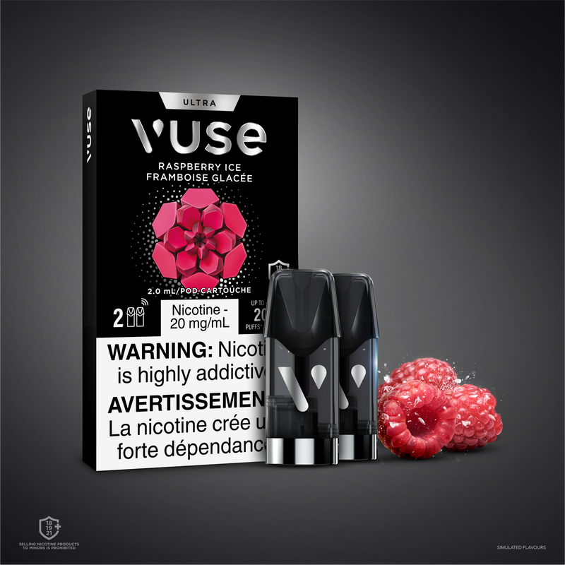 Rasberry Ice E-Liquid - Vuse Ultra Pods