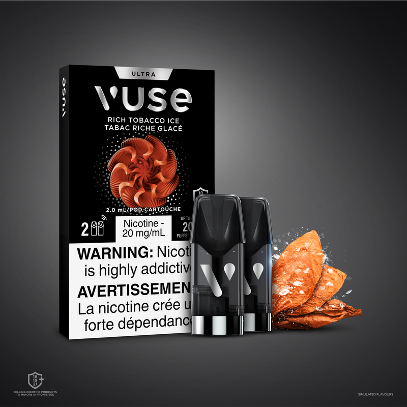 Rich Tobacco Ice E-Liquid - Vuse Ultra Pods