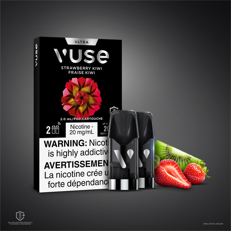 Strawberry Kiwi E-Liquid - Vuse Ultra Pods