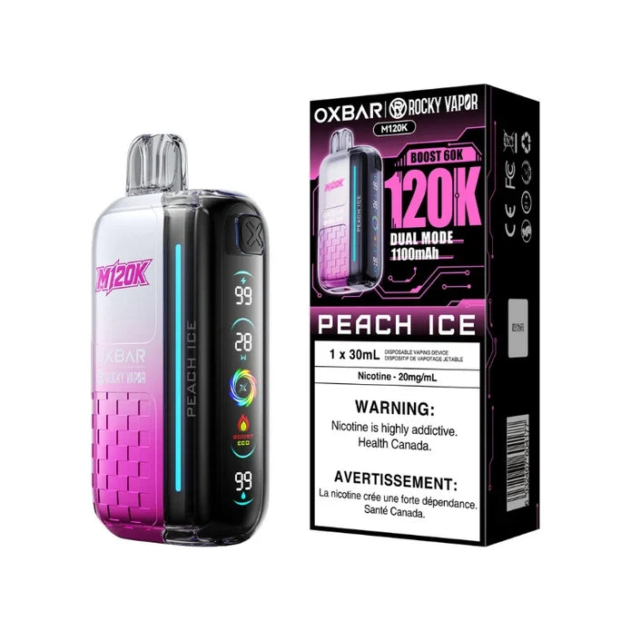 Oxbar M120K Disposable - Peach Ice 20mg