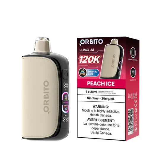 Orbito Lumo-AI 120K Disposable - Peach Ice 20mg