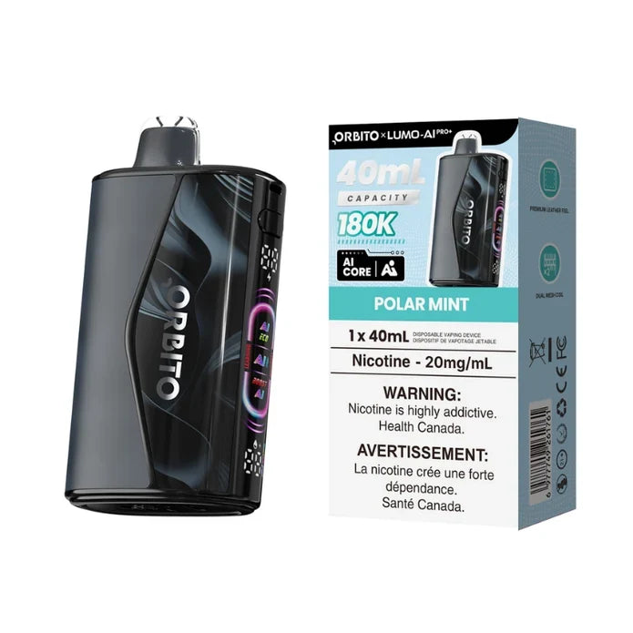 Orbito Lumo AI Pro+ 180K Disposable - Polar Mint 20mg