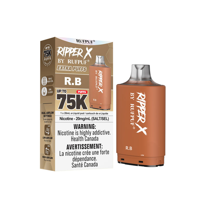 RIPPER X by RUFPUF 75K Pod - R.B. 20mg