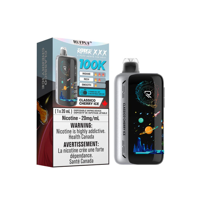RIPPER XXX 100K Disposable - Classico Cherry Ice 20mg