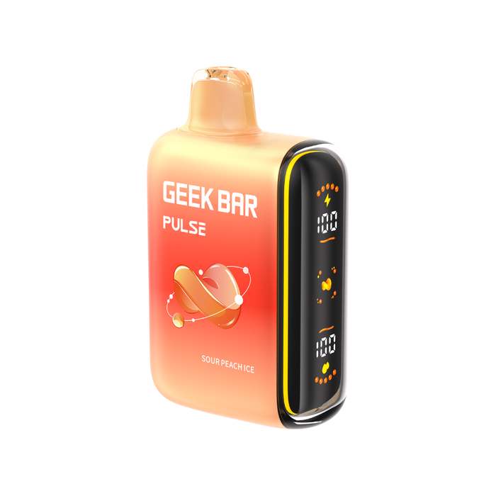 Geek Bar Pulse 9K Disposable - Sour Peach Ice 20mg