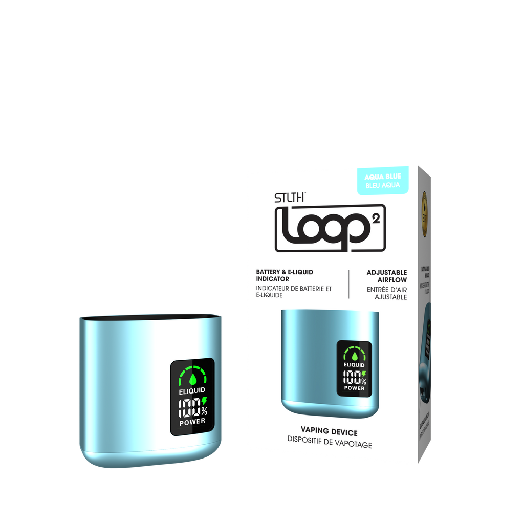 STLTH Loop 2 Device - Aqua Blue Fat Panda Manitoba STLTH Loop 2 Device - Aqua Blue Fat Panda Manitoba