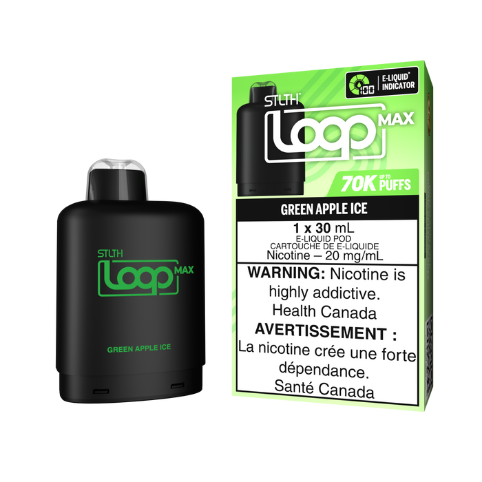 STLTH Loop Max Pod - Green Apple Ice 20mg