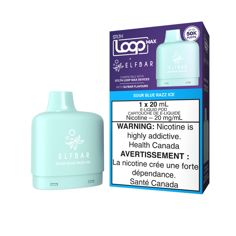 STLTH Loop Max x Elfbar Pod - Sour Blue Razz Ice 20mg