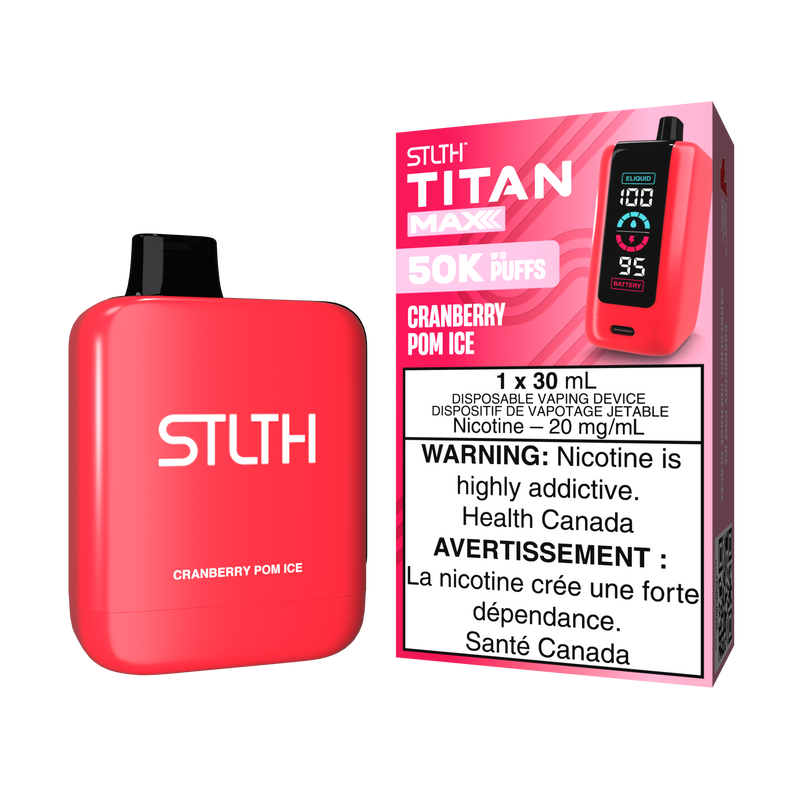 STLTH Titan Max Disposable - Cranberry Pom Ice 20mg