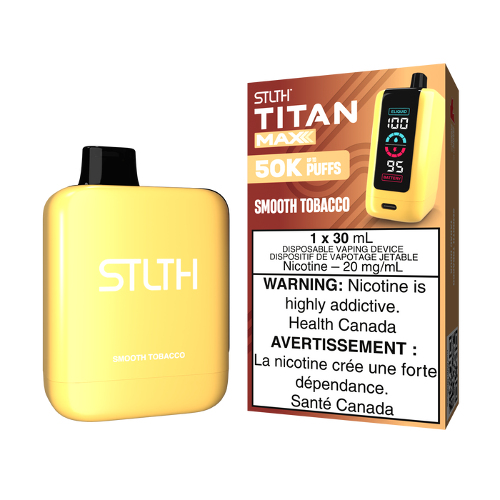 STLTH Titan Max Disposable - Smooth Tobacco 20mg