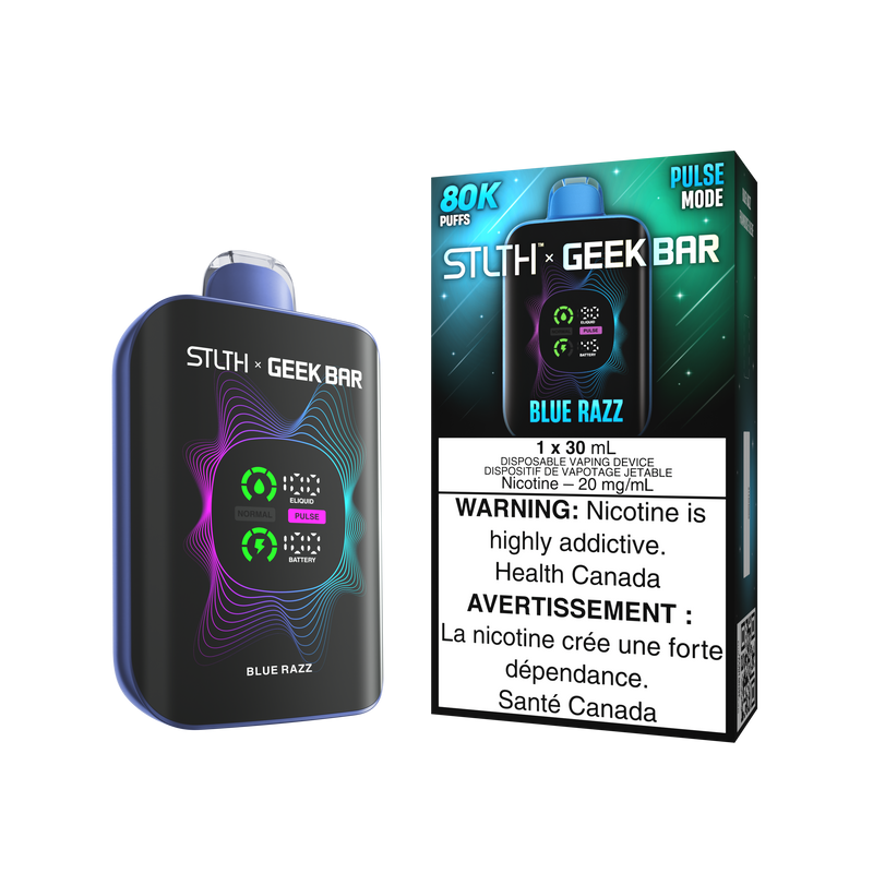 STLTH x Geek Bar 80K Disposable - Blue Razz 20mg