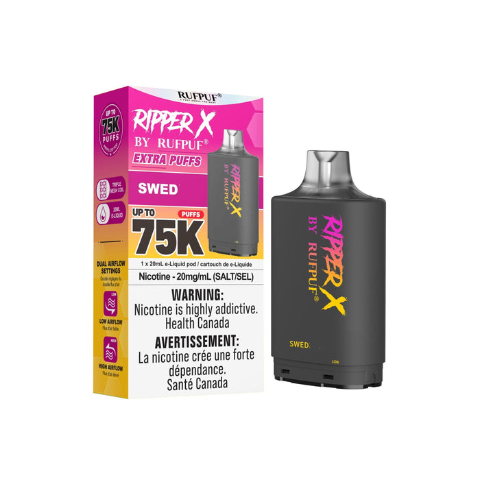 RIPPER X by RUFPUF 75K Pod - Swed 20mg