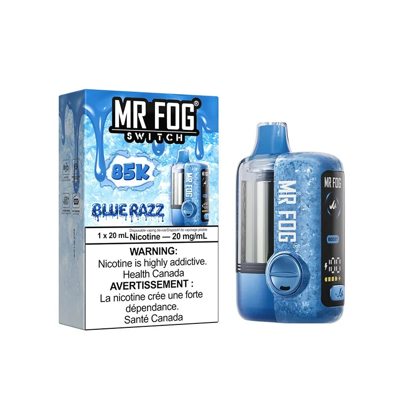 Mr. Fog Switch 85K Disposable - Blue Razz 20mg