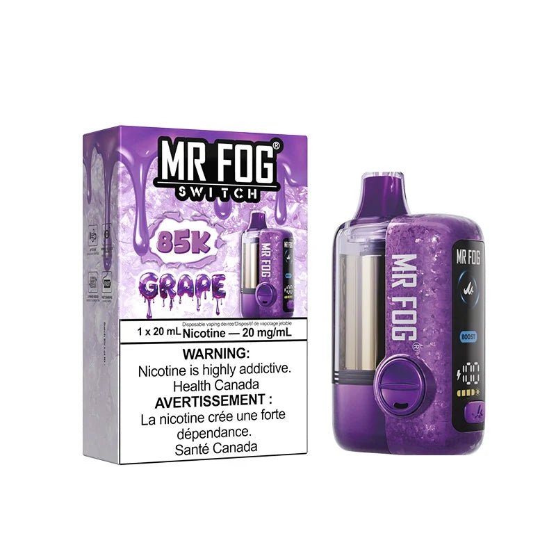 Mr. Fog Switch 85K Disposable - Grape 20mg