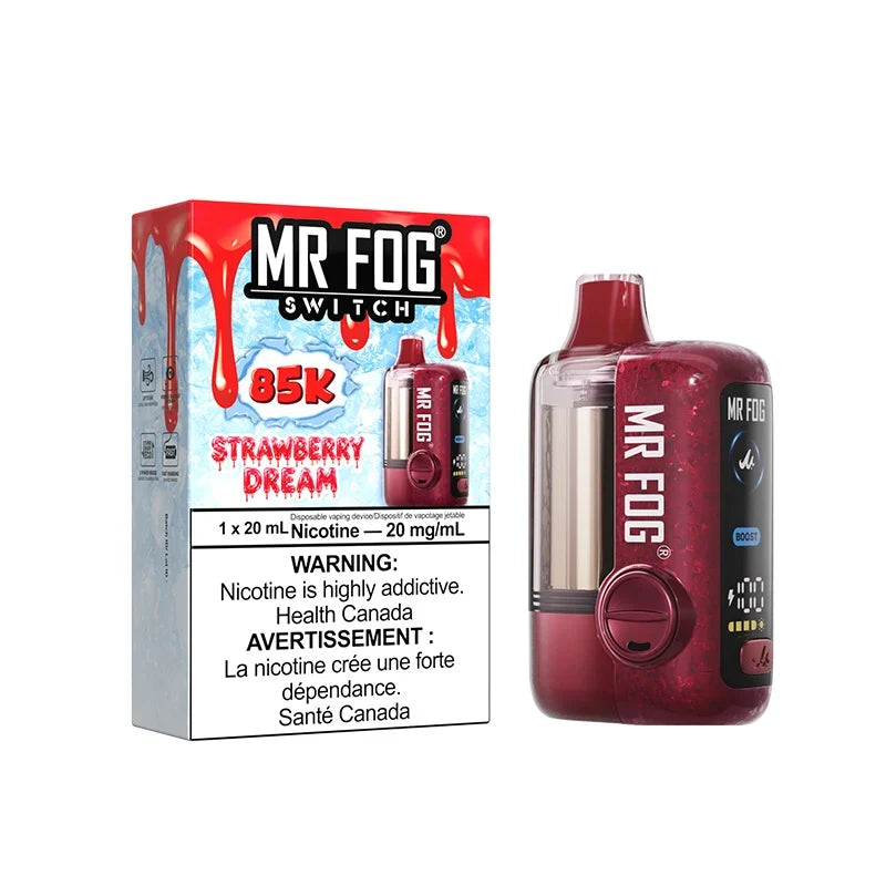Mr. Fog Switch 85K Disposable - Strawberry Dream 20mg