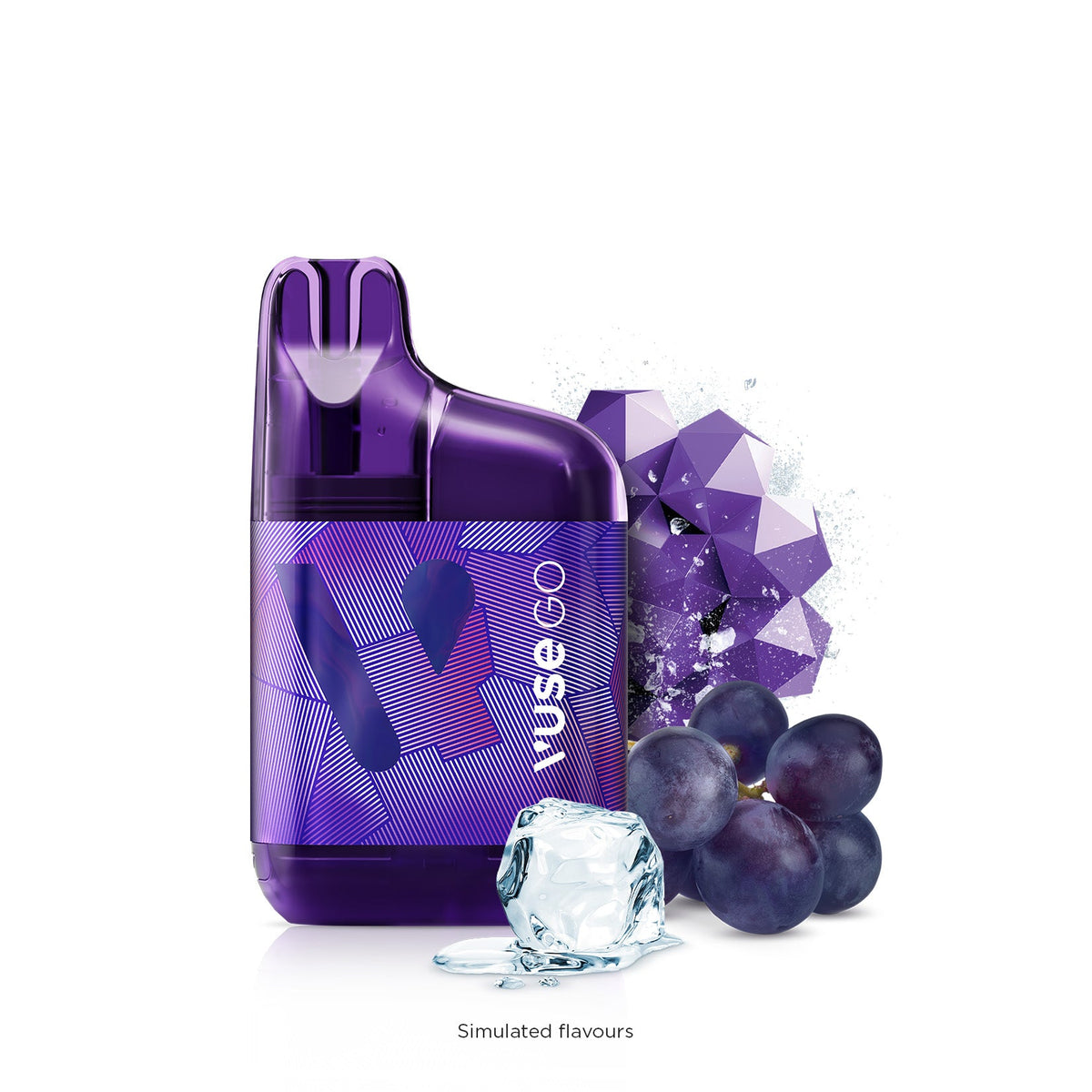 Vuse GO 1000 2.0 Disposable - Grape Ice 20mg  Fat Panda Manitoba