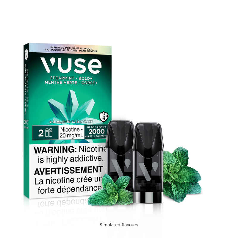 Vuse Pods Spearmint Bold+ (2pk)