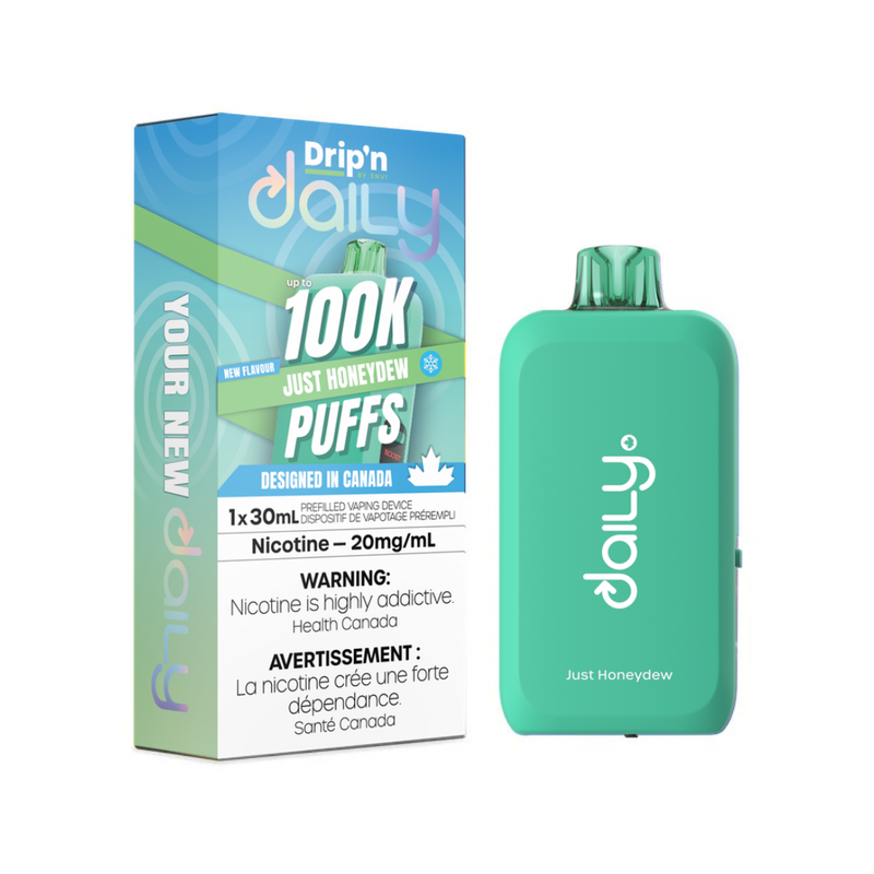 Drip'n Daily 100K Disposable - Just Honeydew Ice 20mg