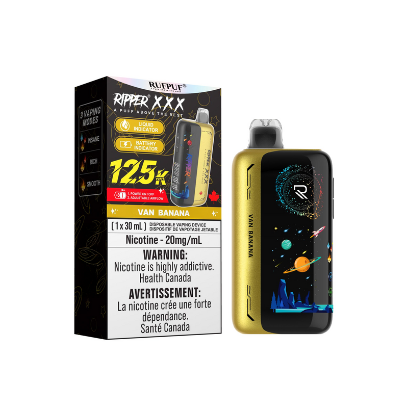 Ripper XXX 125K Disposable - Van Banana 20mg