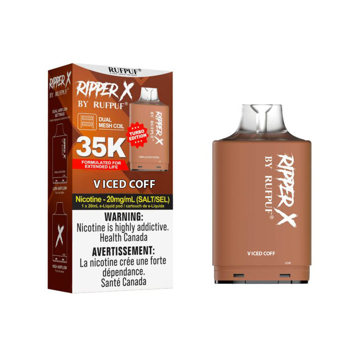 RIPPER X by RUFPUF 35K Pod - V Iced Coff. 20mg
