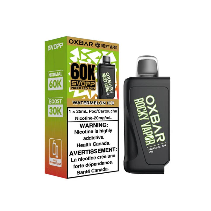 Oxbar Rocky Vapor SVOPP 60K Pod - Watermelon Ice 20mg