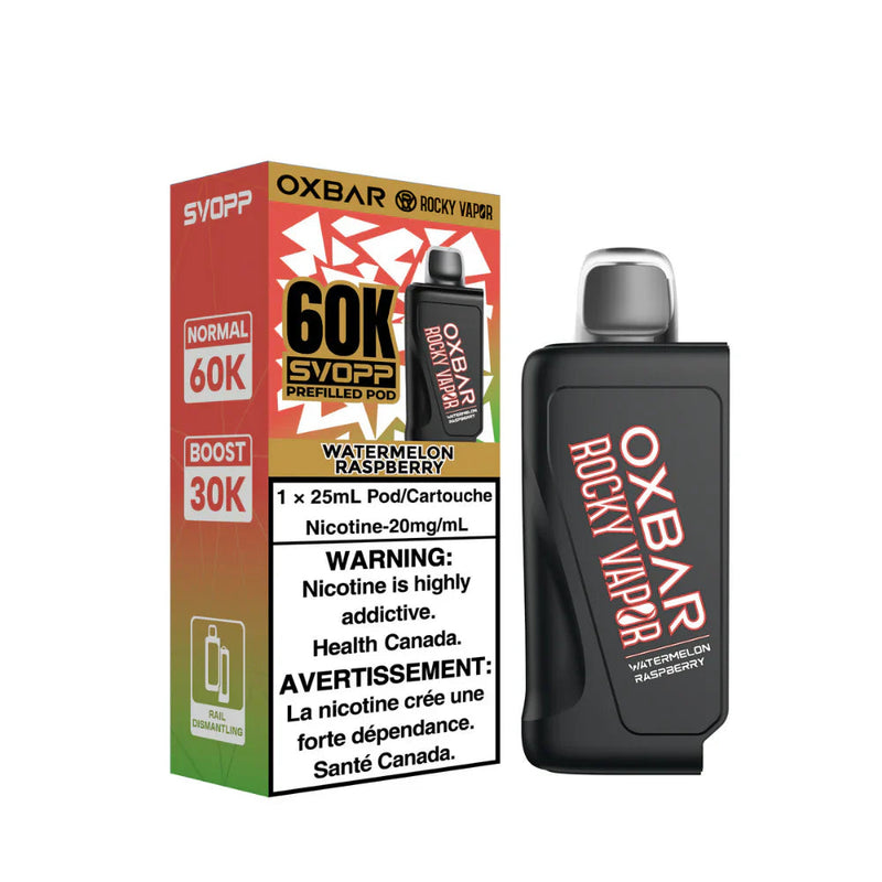 Oxbar Rocky Vapor SVOPP 60K Pod - Watermelon Raspberry 20mg