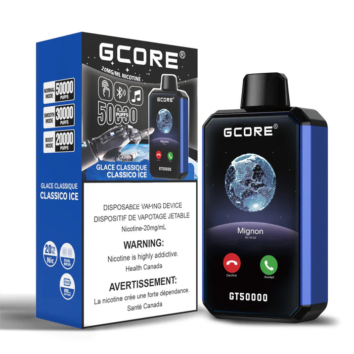 GCORE GT50K Disposable - Classico Ice 20mg