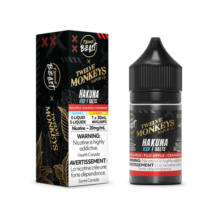 Flavour Beast x Twelve Monkeys Salt - Hakuna Iced 30ml