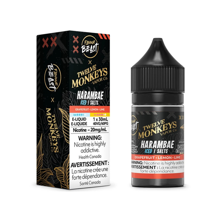 Flavour Beast x Twelve Monkeys Salt - Harambae Iced 20mg