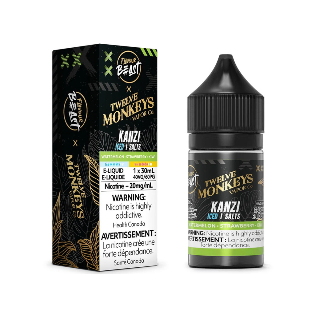 Flavour Beast x Twelve Monkeys Salt - Kanzi Iced 30ml — Fat Panda
