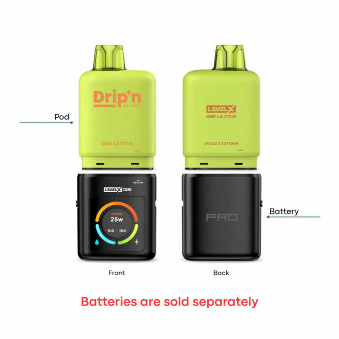 Level X Drip'n G2 Ultra Pod - Baja Green D Ice 20mg