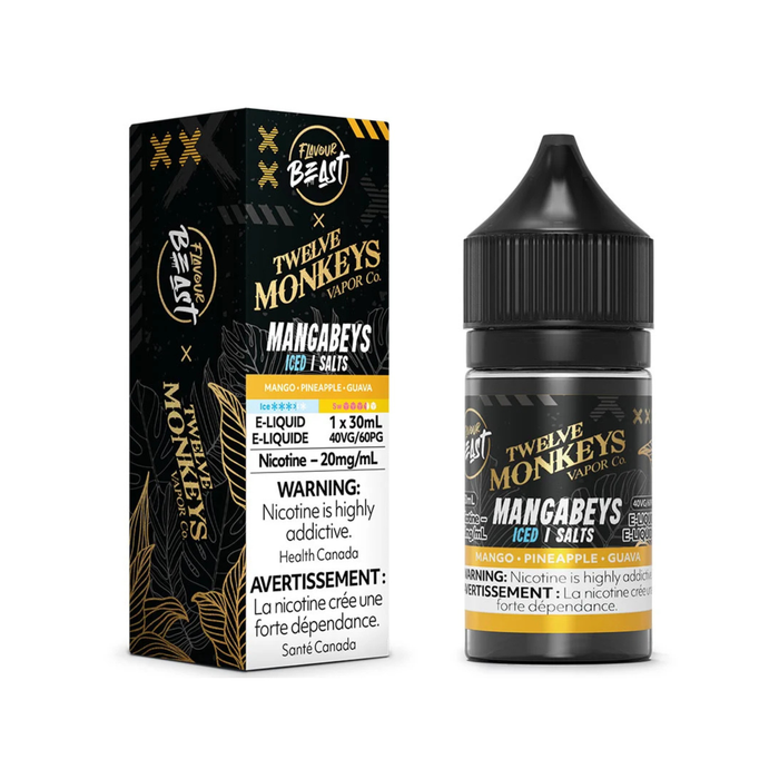 Flavour Beast x Twelve Monkeys Salt - Mangabeys Iced 20mg