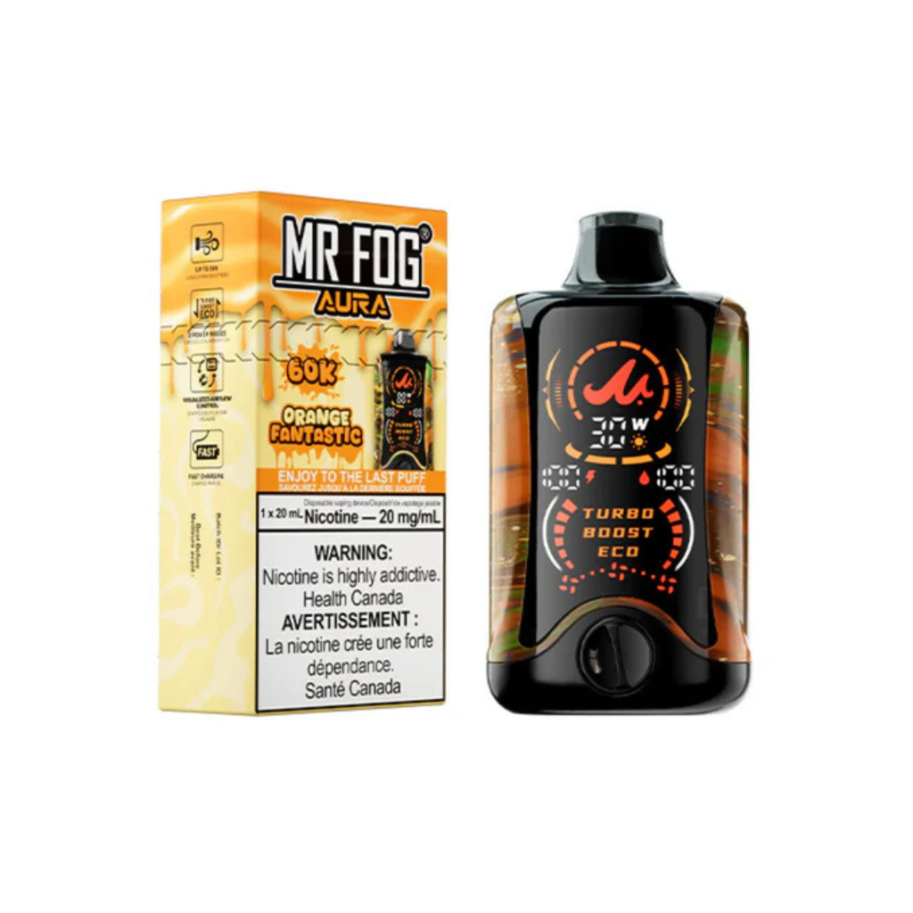 洋楽 FRAGRANCE / Magoo / 7inch Mr. Fog Aura 60K Disposable - Orange Fantastic 20mg — Fat Panda