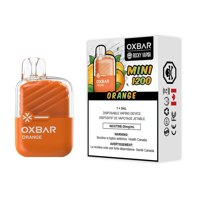 Rocky Vapor OXBAR Mini 1200 Disposable - Orange 20mg