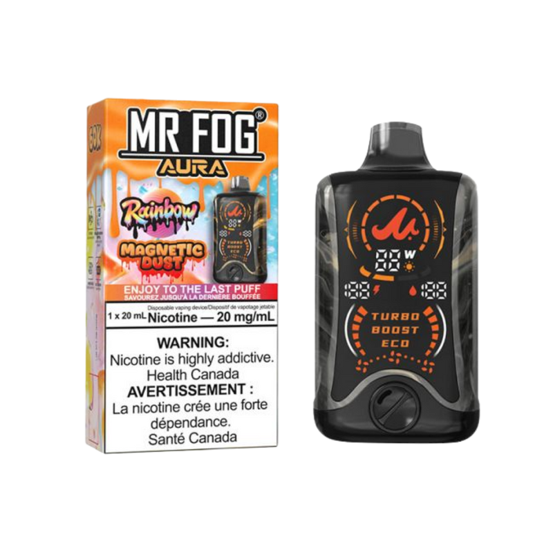 Mr. Fog Aura 60K Disposable - Rainbow Magnetic Dust 20mg