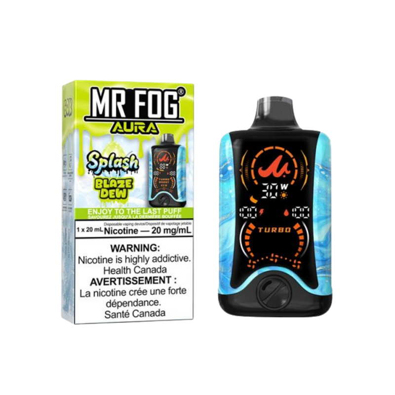 Mr. Fog Aura 60K Disposable - Splash Blaze Dew Ice 20mg
