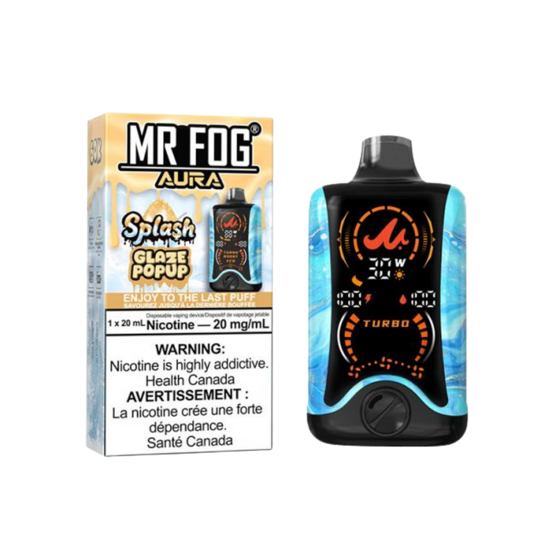 Mr. Fog Aura 60K Disposable - Splash Glaze Popup Ice 20mg