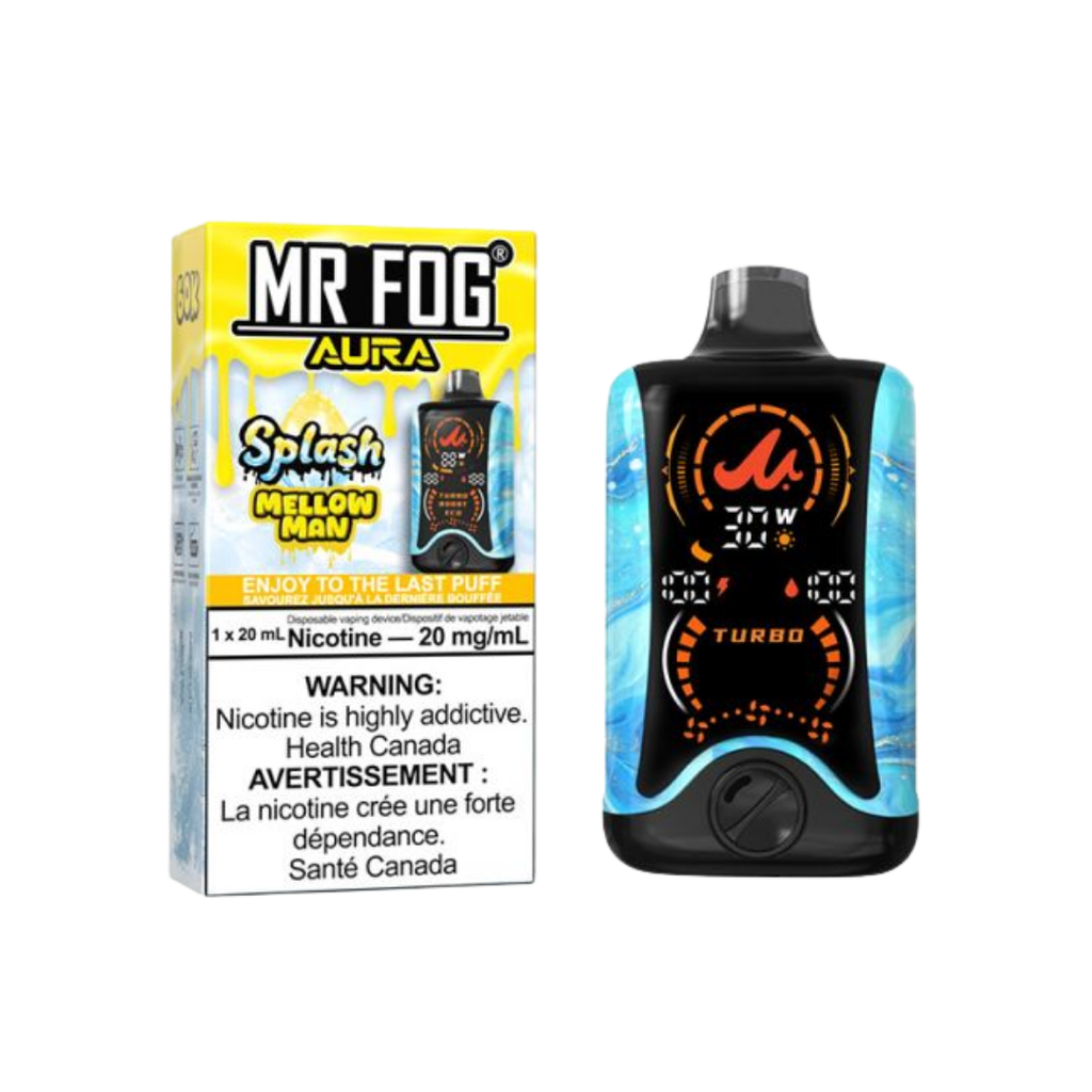 Mr. Fog Aura 60K Disposable - Splash Mellow Man Ice 20mg — Fat