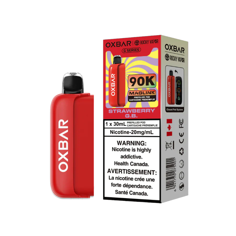 Oxbar Maglink 90K Pod - Strawberry GB 20mg